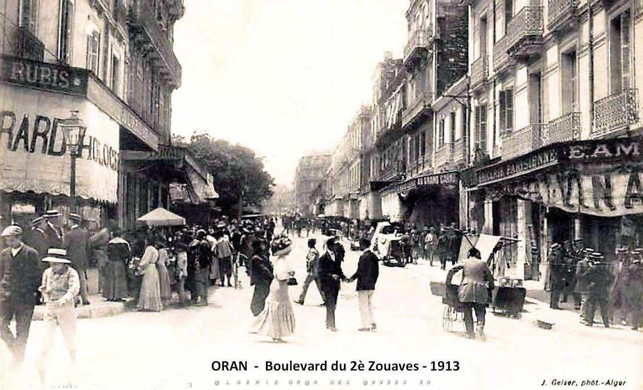 2222- Oran - Boulevard du 2e Zouaves - 1913.jpg
